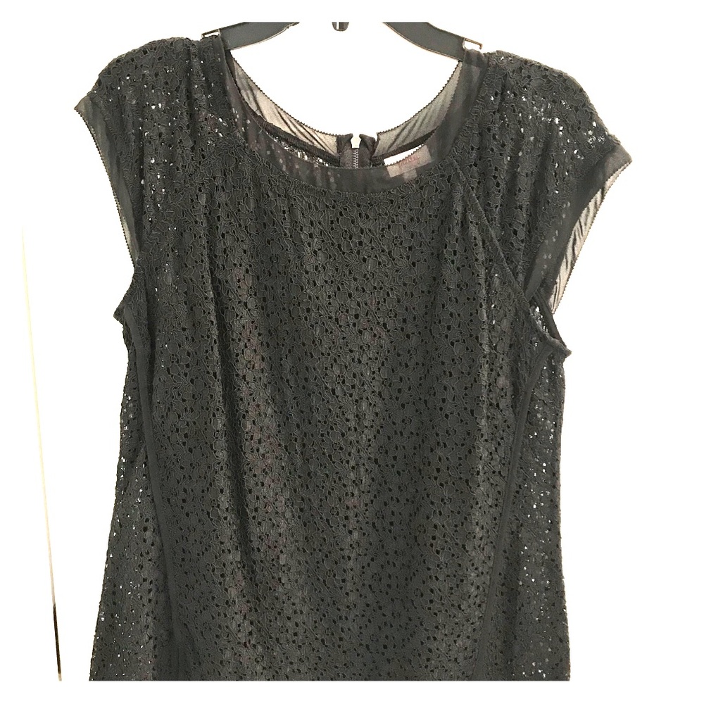 Black lace top
